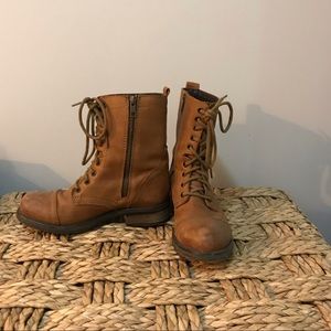 Steve Madden Troopa Cognac Leather